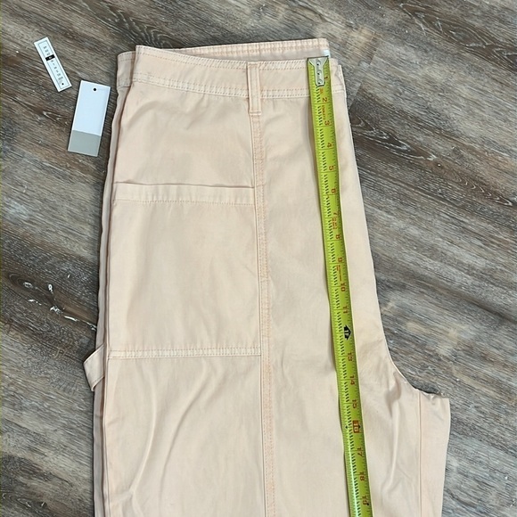 NWT BP. Nordstrom Womens Pants Wide Leg Cargo Coral Size 1X Ankle Summer Spring - Picture 14 of 16